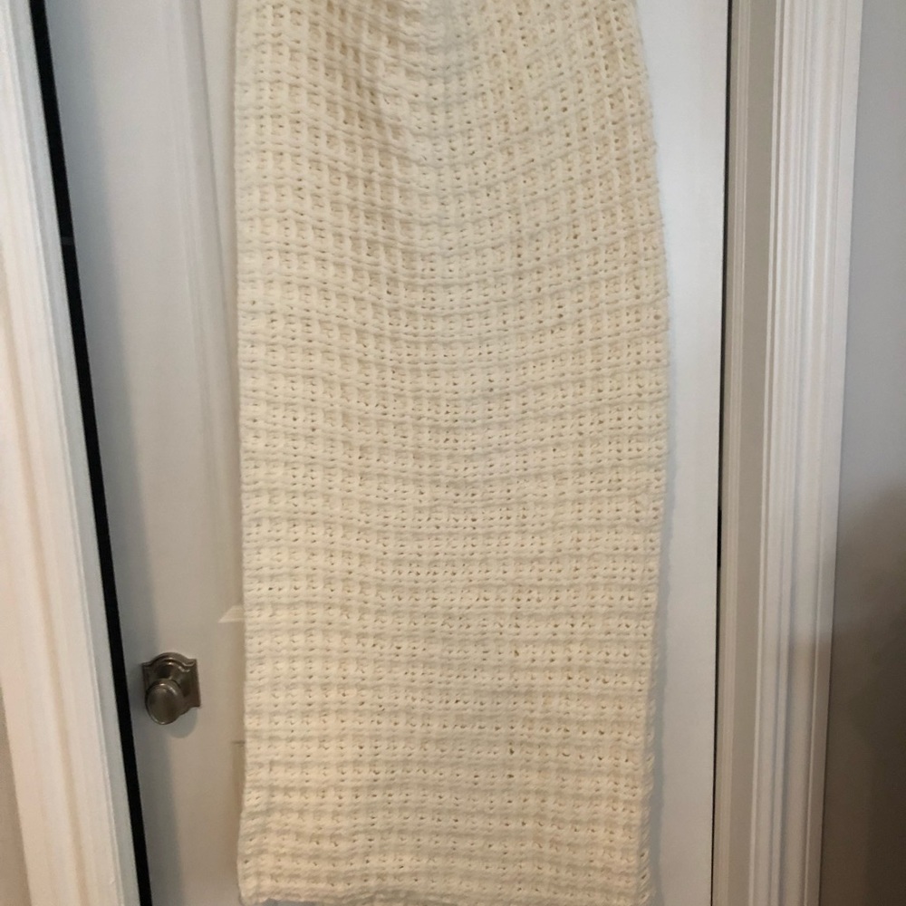 Hand crocheted blanket